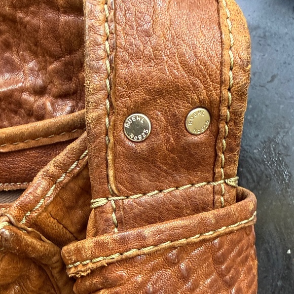 Vintage Y2K Ruehl No. 925 (A&F) Oversize Messenger Brown Leather Bag Academia - Picture 5 of 16